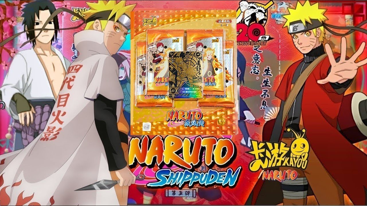 NARUTO KAYOU EPISODE 7 OUVERTURE BOOSTER PACK NARUTO MODE ERMITE & GAARA KAZEKAGE !!!