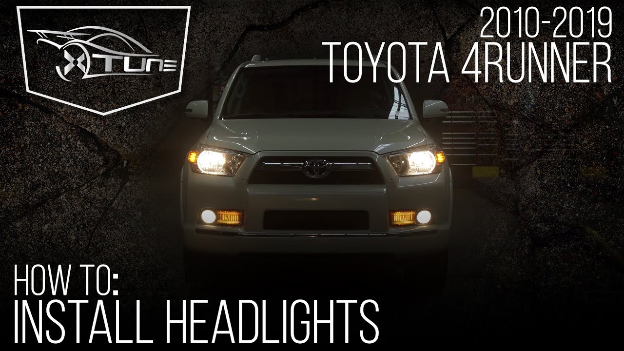 X-tune Installation Video: 2010-2019 Toyota 4Runner Headlights