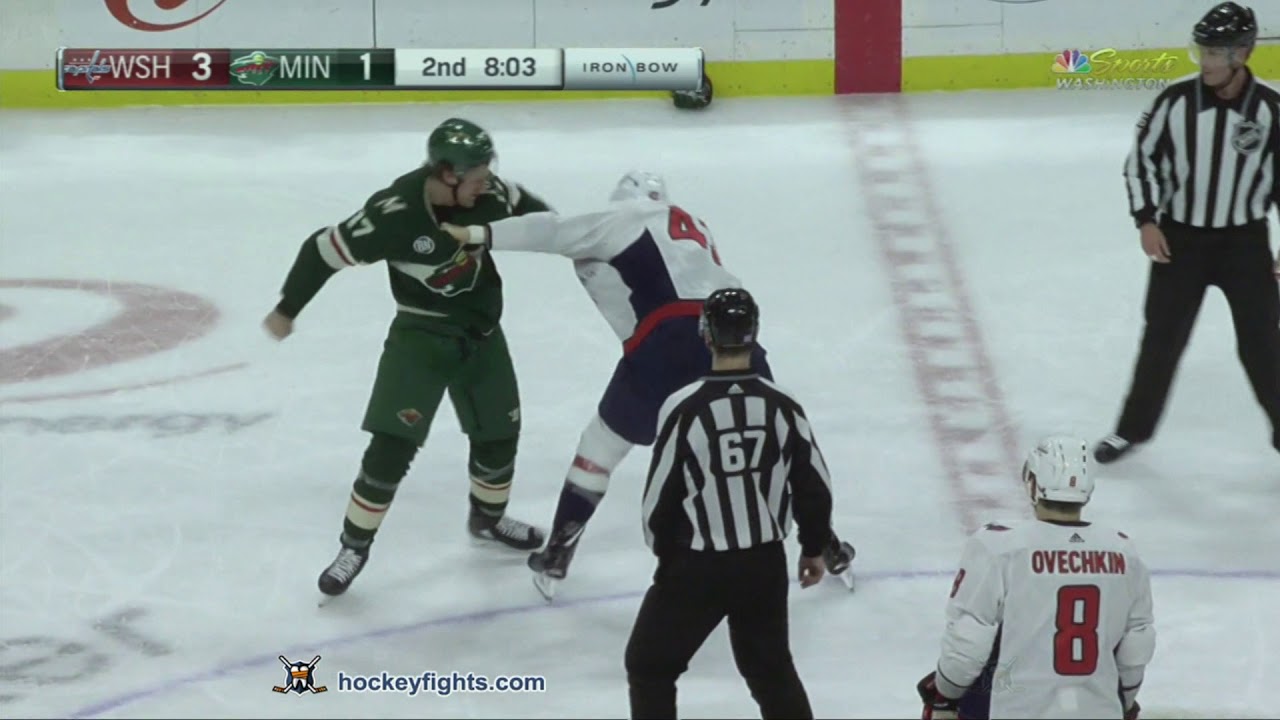 Tom Wilson vs Marcus Foligno Nov 13, 2018