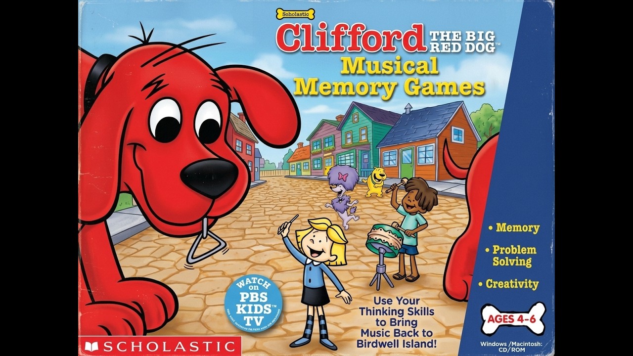 Clifford the Big Red Dog: Musical Memory Games Gameplay
