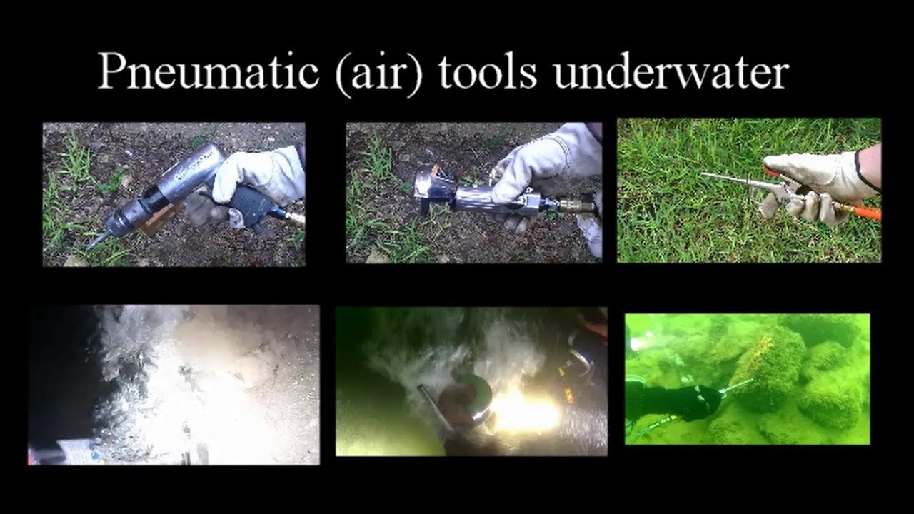 Underwater air tools