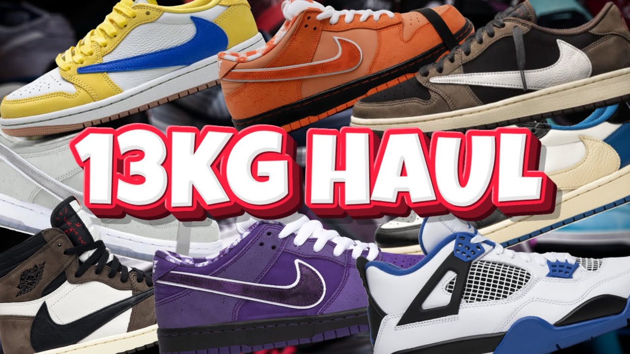13kg Itaobuy Haul!  ALL SHOESSSS (Eric Emmanuel, Chrome Heart, Jordan, Essentials, Dunks & more)
