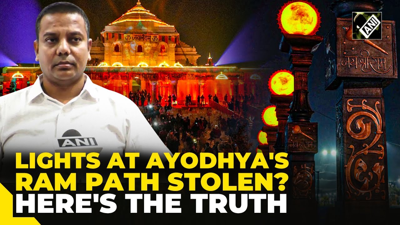 &ldquo;News is being spread&hellip;&rdquo; Ayodhya administration shoots down reports of lights stolen from Ram Path