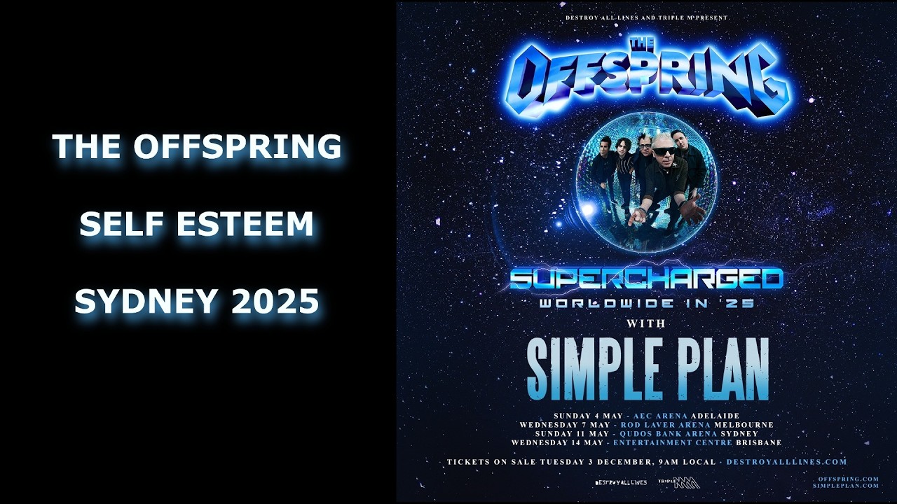 Self Esteem - The Offspring Supercharged Tour 2025 Sydney