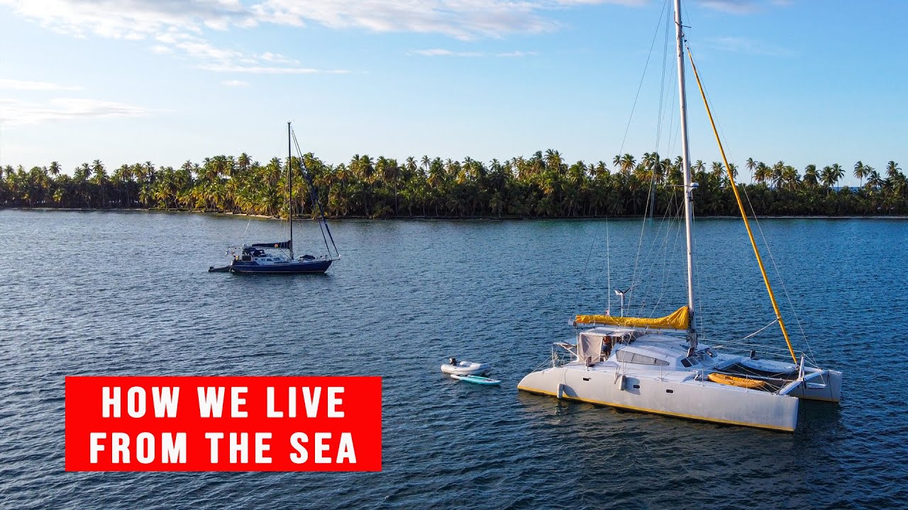 How we live from the sea. Our last days in The San Blas Islands of Panama.