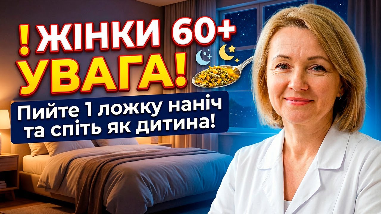 ЖІНКИ 60+ УВАГА! Не можете заснути та прокидаєтесь вночі? Ось в чому причина!