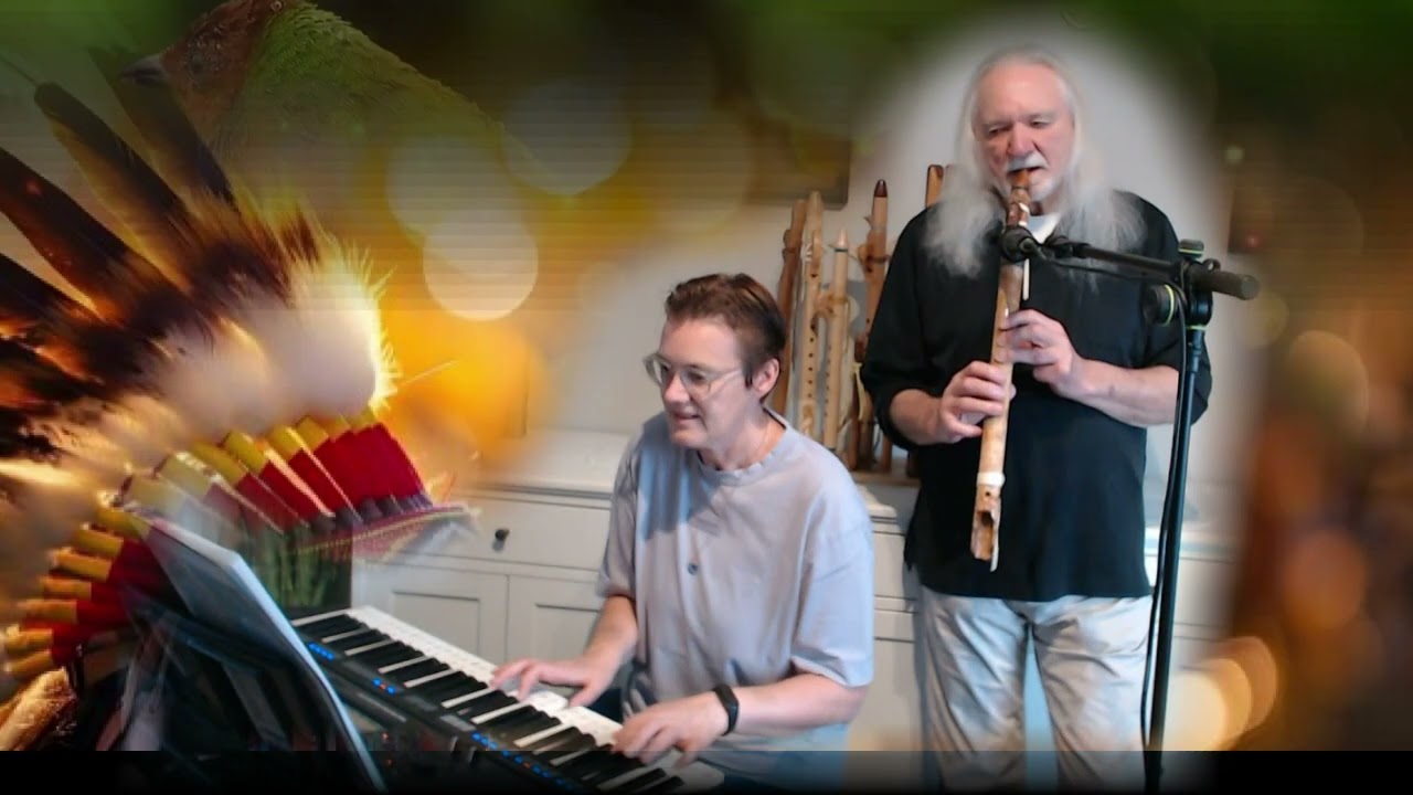 Whispering of a Feather - Two Notes - Yamaha PSR SX920 and Native Flute