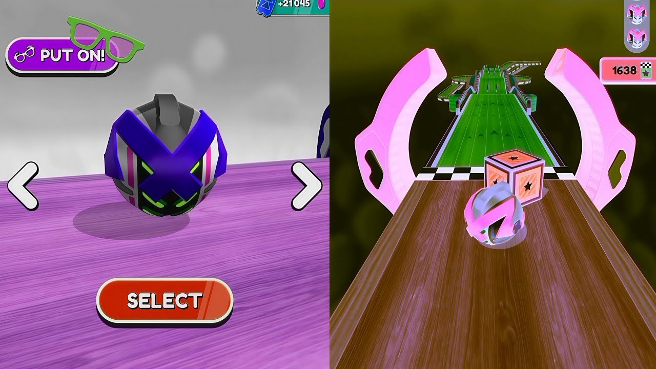 Going Balls Vs Reversed Video Gameplay Super SpeedRun #51