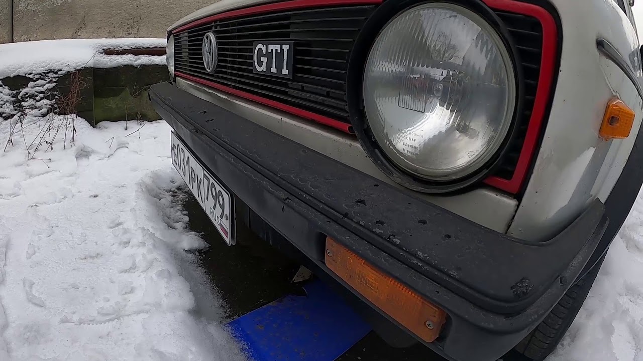 Обзор Volkswagen Golf 1 GTI, начало!