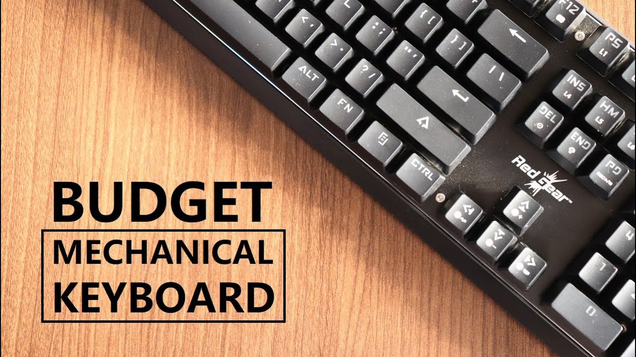 Red Gear MK881 Invader, Budget Mechanical Keyboard Unboxing and Review