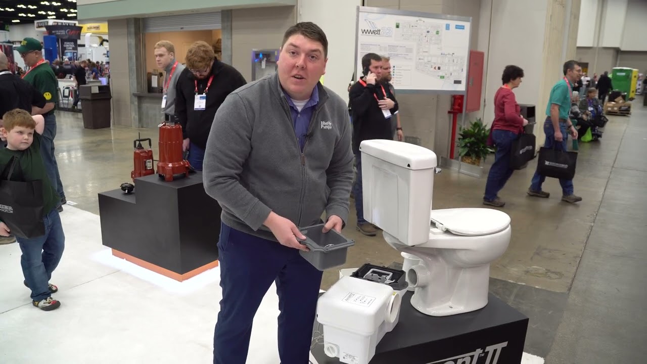 Liberty Pumps - Ascent ll Macerating Toilet System - WWETT 2023