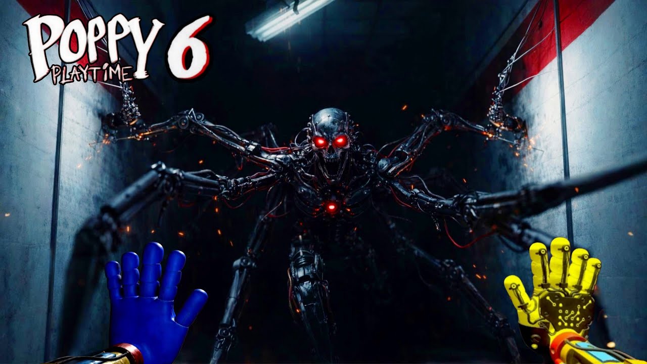 NEW! Poppy Playtime Chapter 6 FULL Walkthrough + SECRET Endings UNLOCKED! (4K Ultra HD)