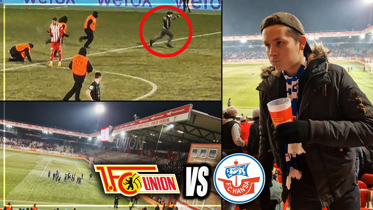 FLITZER IN AKTION! -10°C STADIONVLOG: Union Berlin - Hansa Rostock | Letztes Mal 2022 | Stadion Vlog