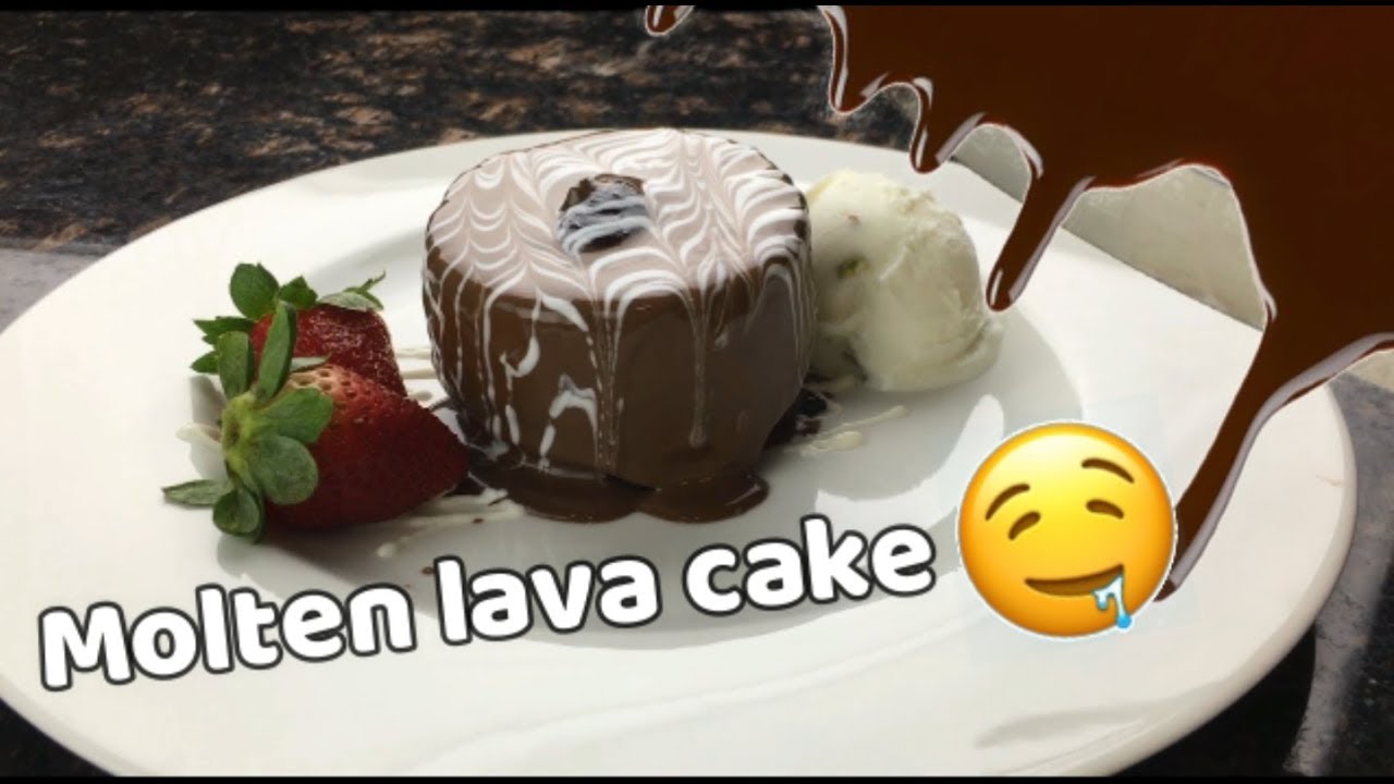 Easy chocolaty Molten lava cake!!