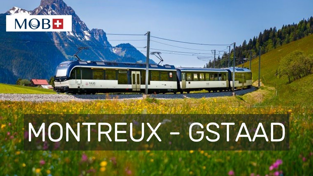 Riding the GoldenPass Panoramic: Montreux → Gstaad in Switzerland
