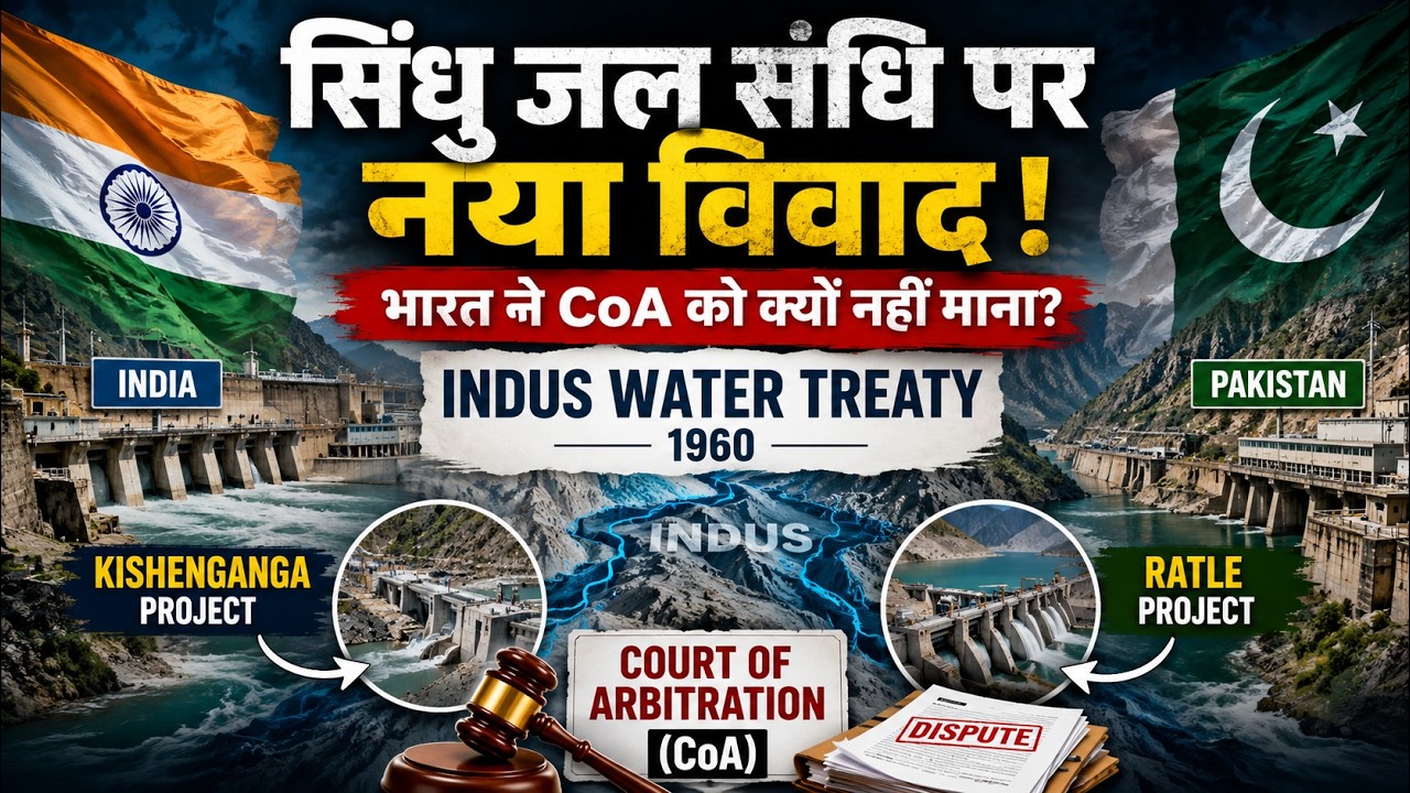 Indus Water Treaty Dispute Explained | Why India Rejected Court of Arbitration (CoA)?