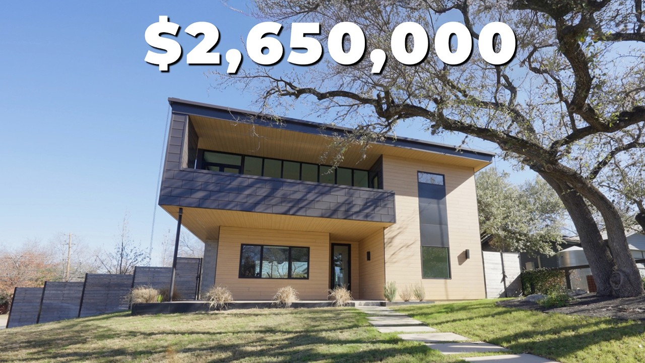 Inside a New LUXURY Dream Home in Barton Hills Austin (78704)