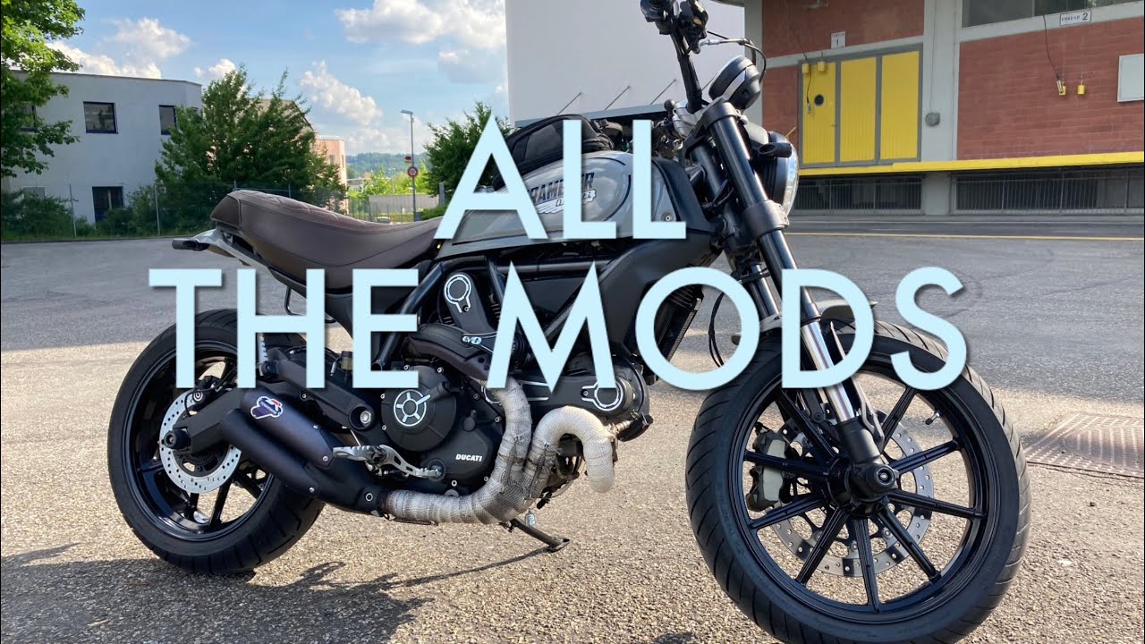 CUSTOM DUCATI SCRAMBLER | ALL THE MODS