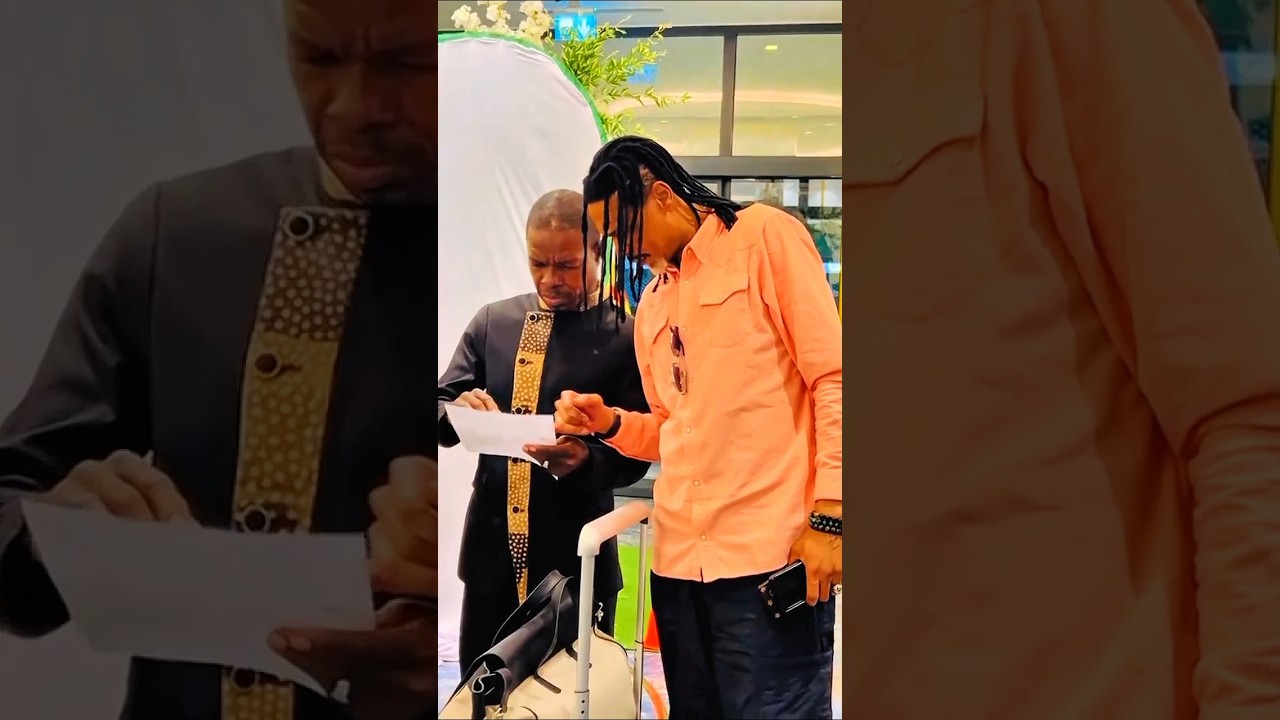Rigobert Song Bahanag in Burkina Faso for the reopening of the stadium on August 4 with Ibrahim T...
