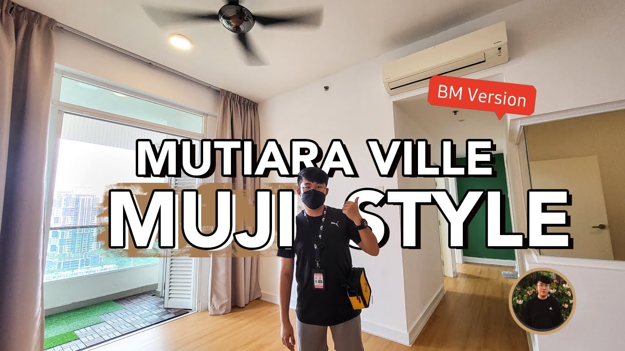 MUJI Style - Mutiara Ville 3R2B - 975sf | Cyberjaya City FREEHOLD | RM460k shj FULL Renovation siap