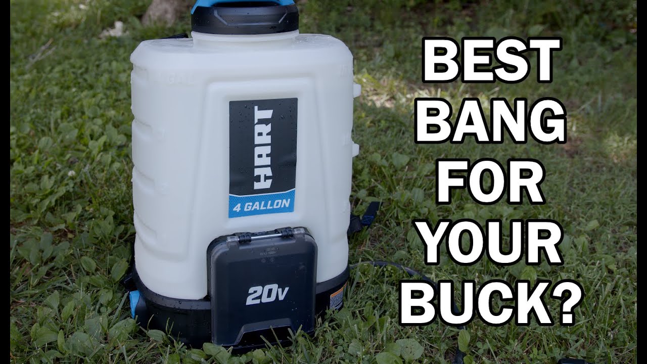 HART 4 Gallon Backpack Sprayer Overview and Demo