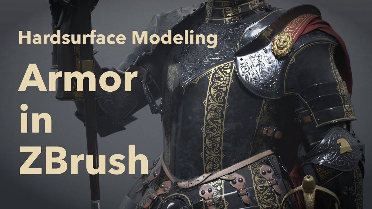 Adding Details on Armor - ZBrush Timelapse (part 4)