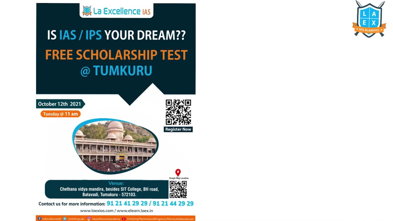 Hello Tumkur Aspirants from Namma LaEx Bengaluru | UPSC | KAS