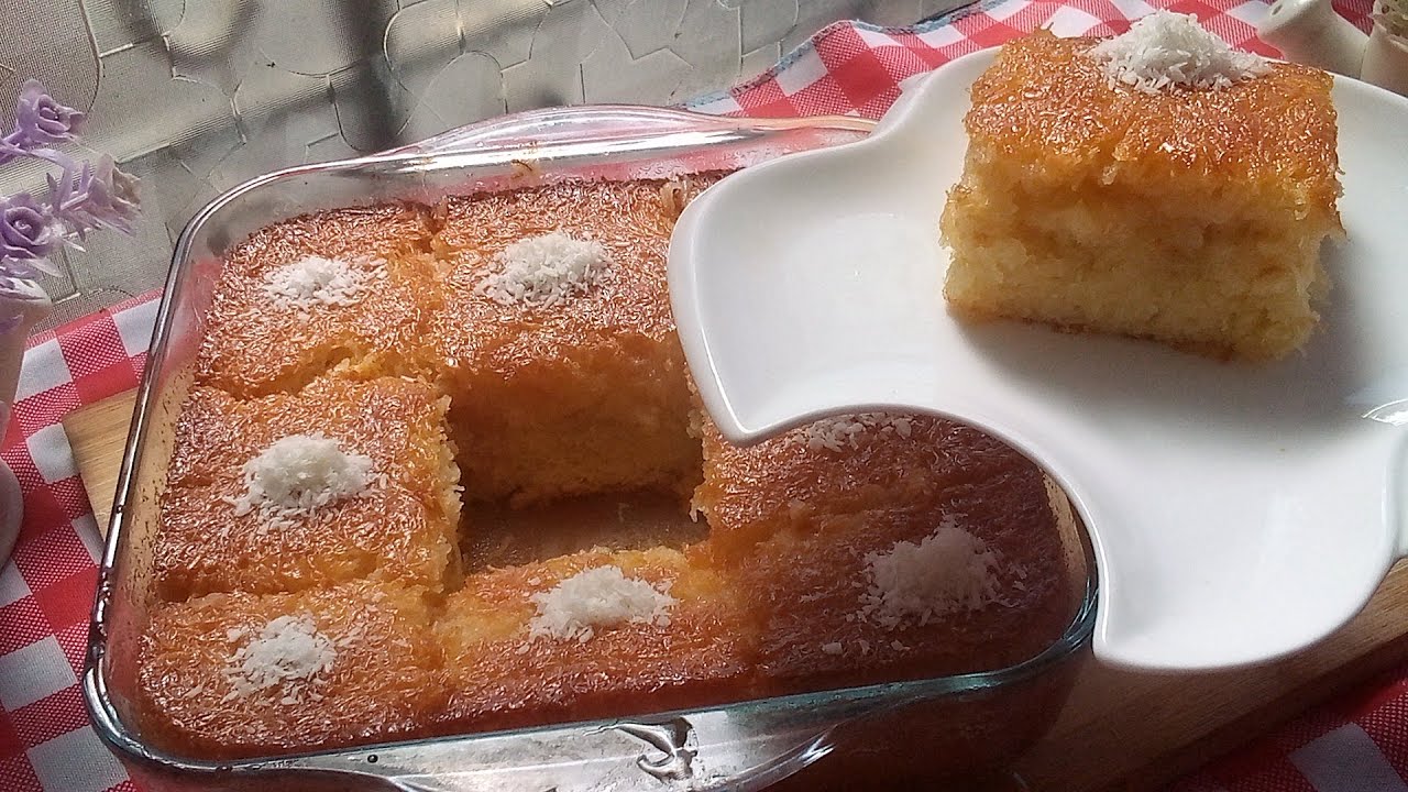 كيكة الكنافة التركية الجديدة بنص كوب دقيق وبيضتين ولادى اتجننوا من طعامتها وحلاوتها⁦‼️⁩💯