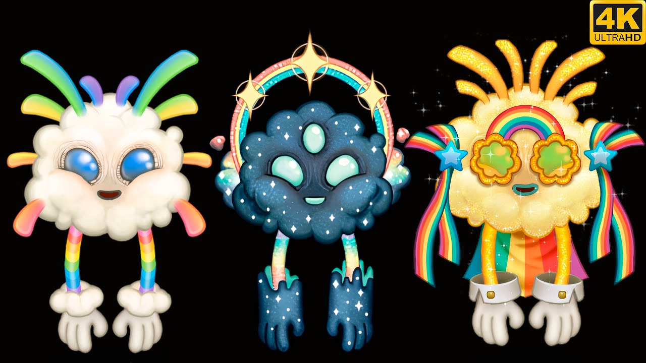 Epic Whiz-bang - Comparison / Breeding (My Singing Monsters) 4k