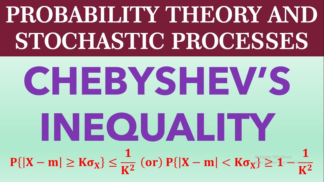 CHEBYSHEV’S INEQUALITY