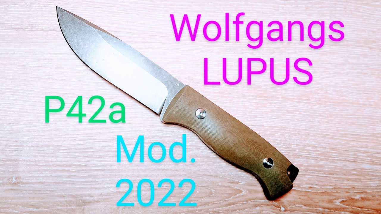 Odenwolf Lupus ehem. Wolfgangs 2022 Outdoor Bushcraft Messer P42a Test kein Cultro Telum Böker