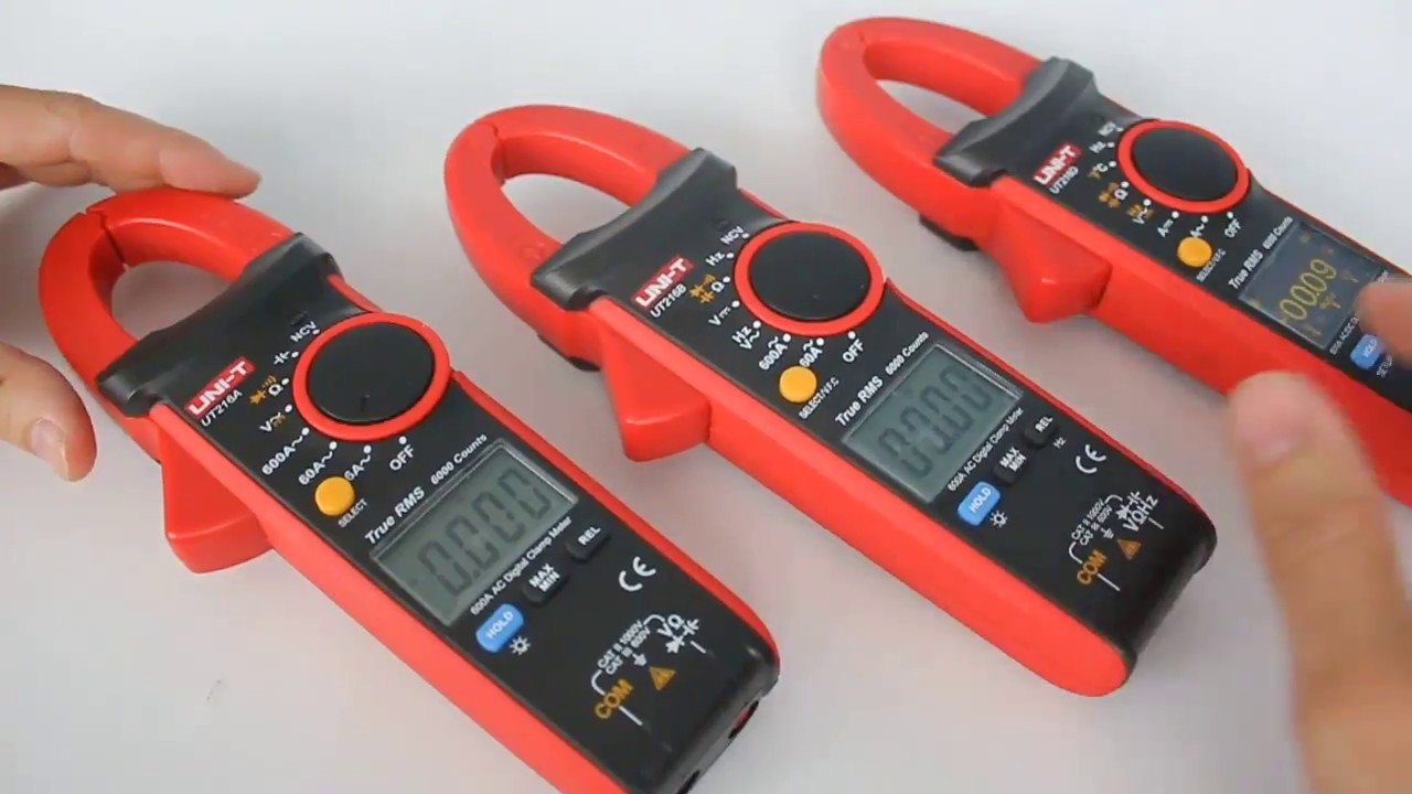 UT216 токовые клещи, обзор моделей A, B, D