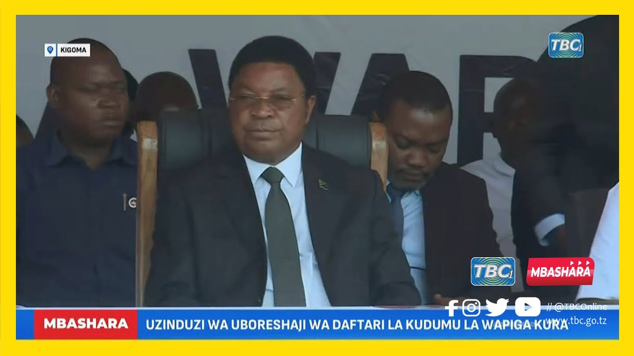 🔴TBCLIVE: UZINDUZI WA UBORESHAJI WA DAFTARI LA KUDUMU LA WAPIGA KURA