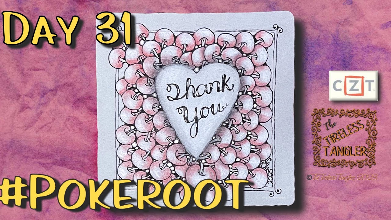 #POKEROOT | Day 31 | Inktober Tangles 2023