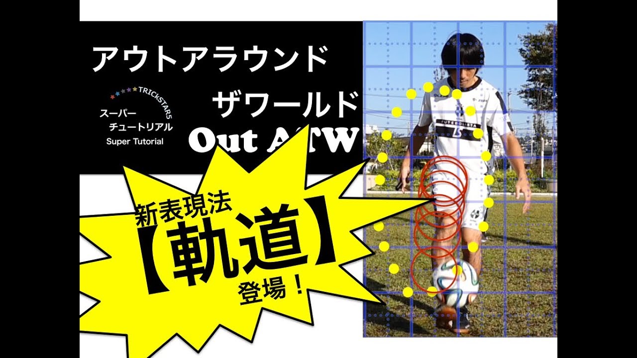 フリースタイルフットボール 練習法 アウトアラウンドザワールド