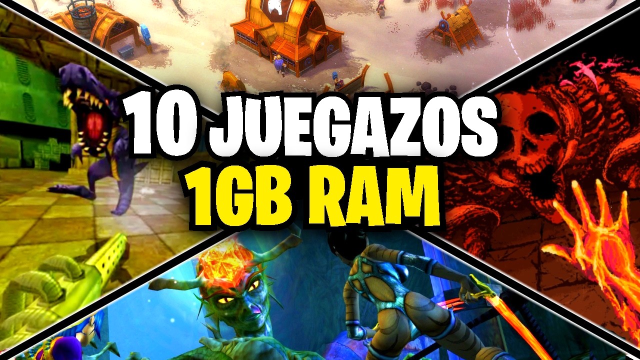 ⭐10 INCREÍBLES Juegos para PC de MUY Bajos Recursos *sin tarjeta gráfica* 2026