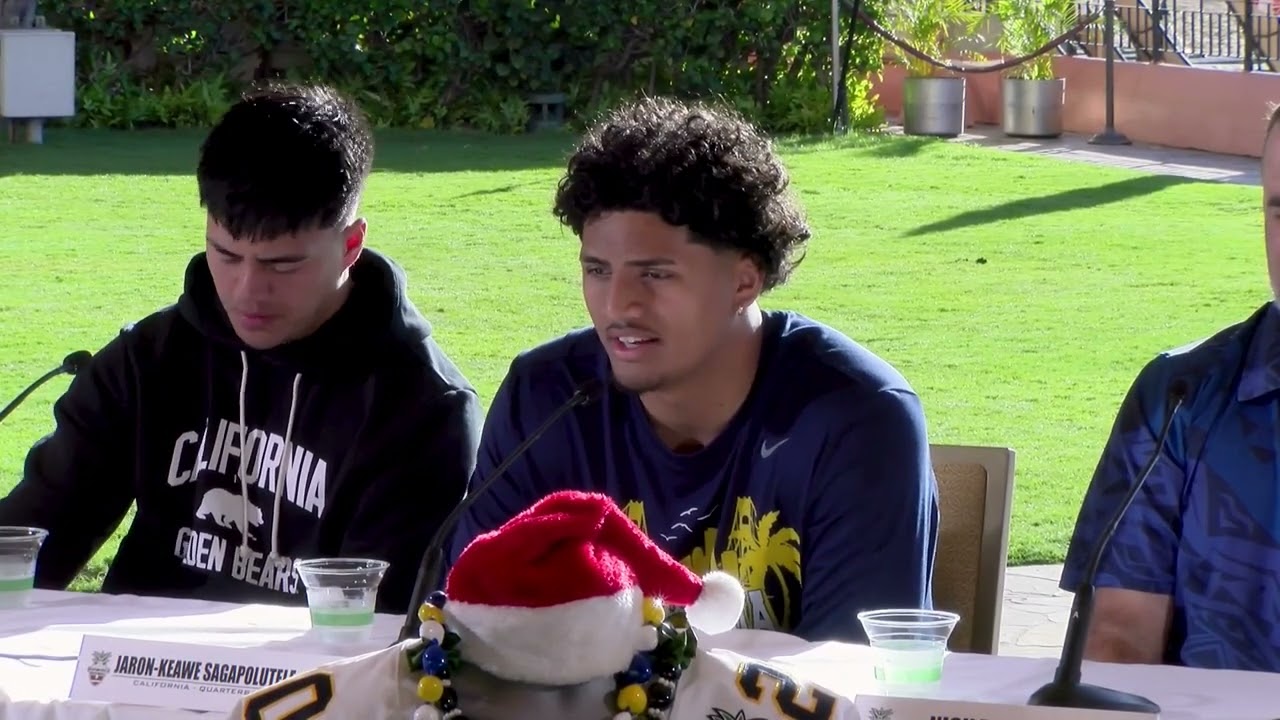Cal Football: Sheraton Hawai'i Bowl Introductory Press Conference (12.22.2025)