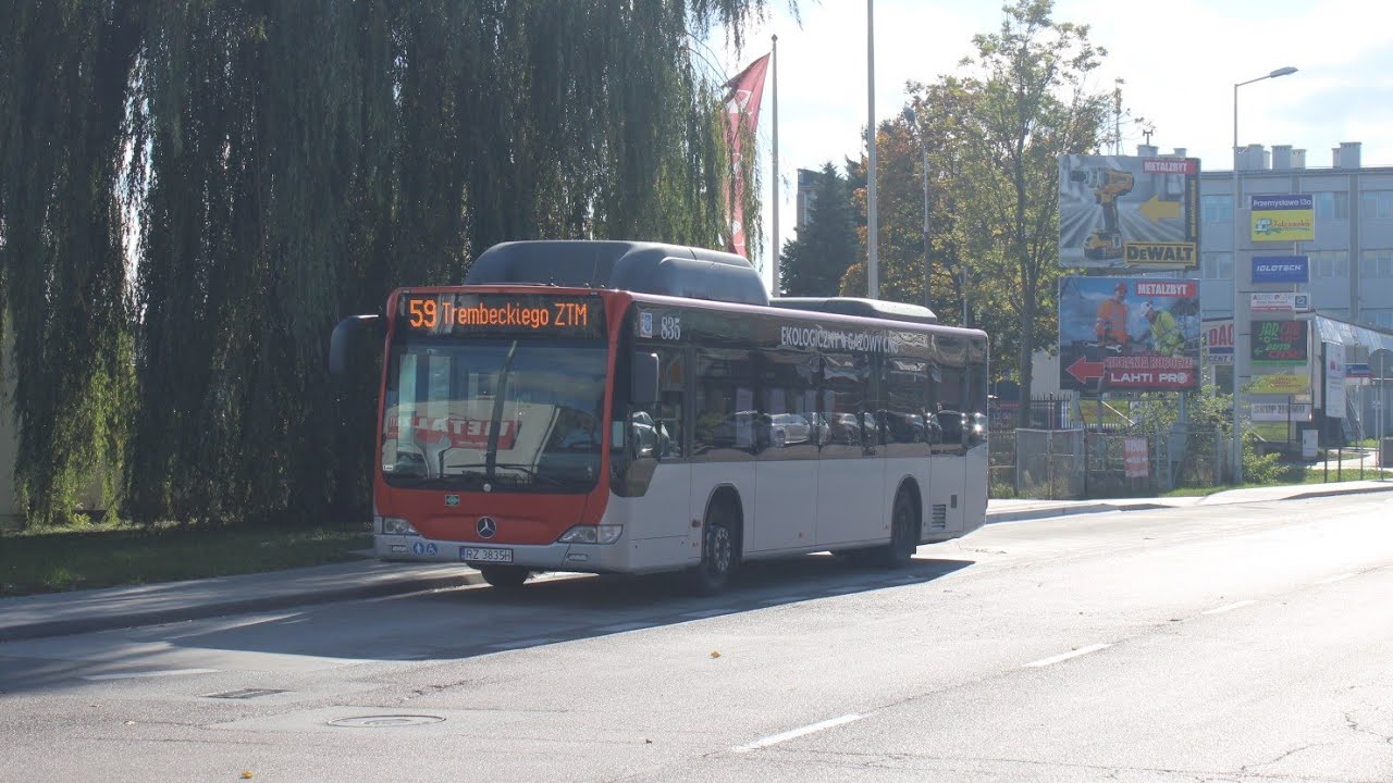 [🇵🇱PL] MPK Rzeszów - Mercedes-Benz O530 Citaro CNG #835 - [🚍59➡️PRZEMYSŁOWA URZĄD CELNY]