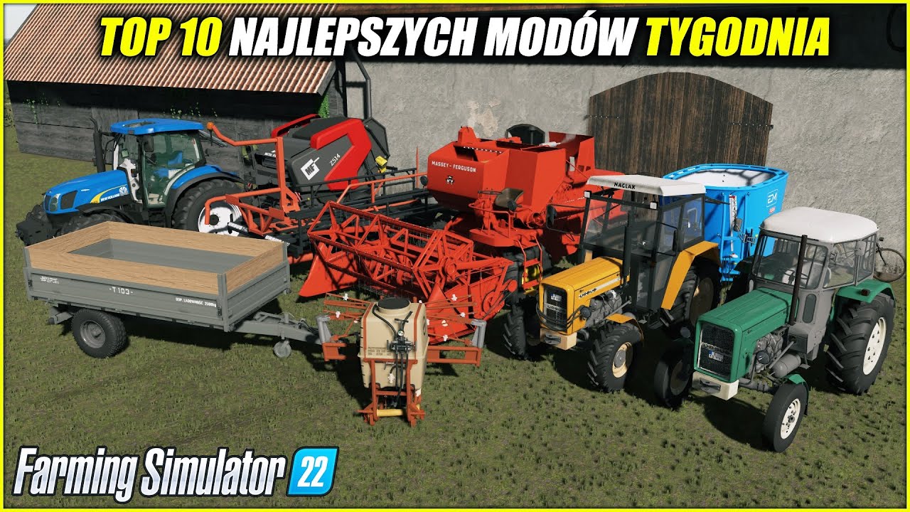 10 NAJLEPSZYCH POLSKICH MODÓW ⭐ FS 22  *Kozacka Paczka Ursusów C-360, MF 87, Piękne Polskie Maszyny*
