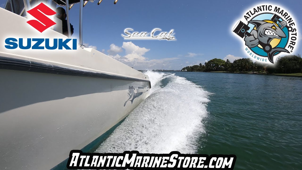 22' Sea Cat Repowered with Twin 90hp Suzuki's - Atlantic Marine