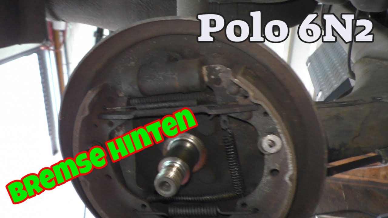 Bremse hinten - Trommelbremse reparieren - Polo 6N