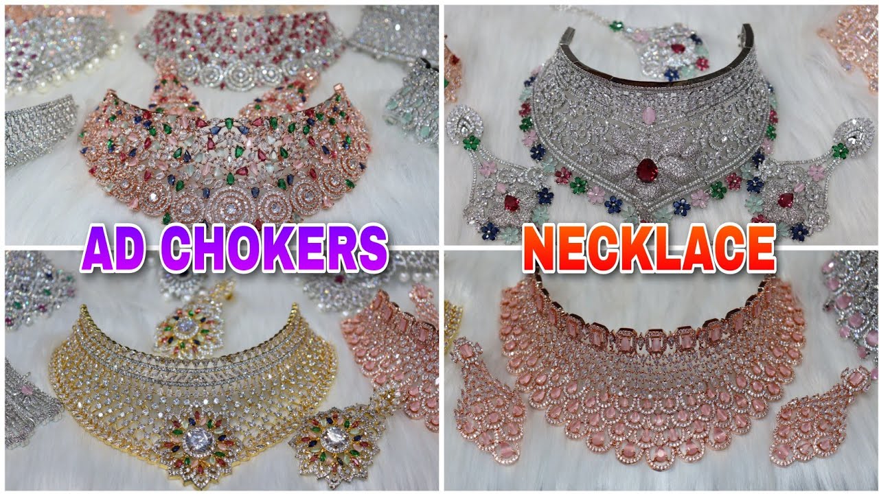 Gazab Ke Ad Necklace Chokers Designs | Artificial Jewellery at Wholesale Price Sadar Bazar Delhi