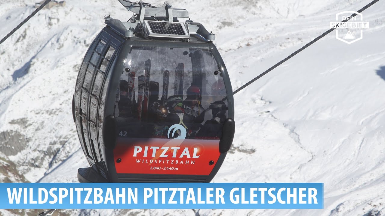 Skigebiet Pitztaler Gletscher: Fahrt mit der Wildspitzbahn