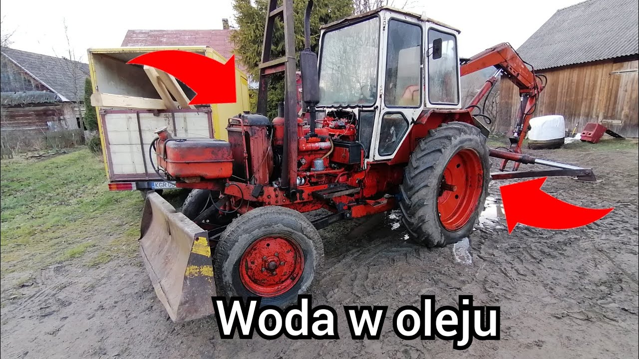 Remont Silnika D65M Jumz||Woda w oleju Koparka Białoruś