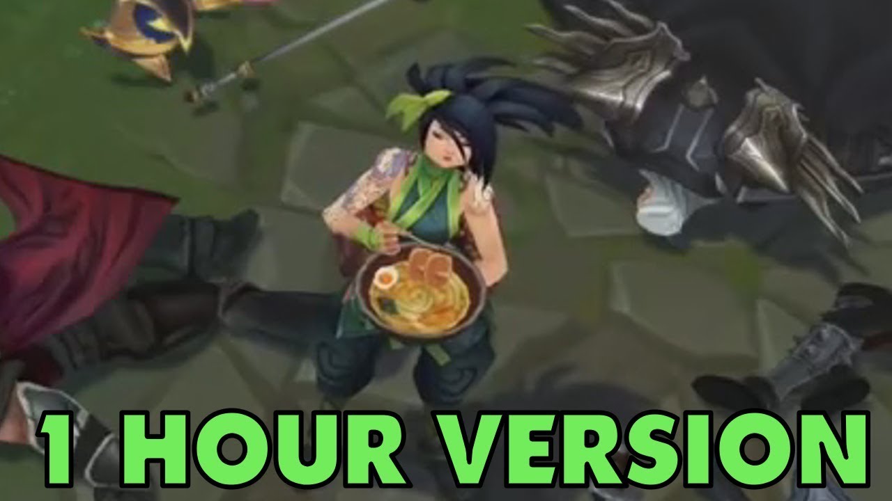 AKALI EATING NOODLES FOR AN HOUR