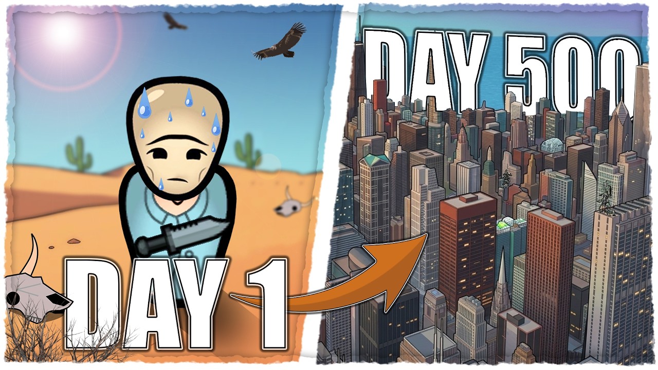 I Built a Glittercity from NOTHING in RimWorld (the Movie)