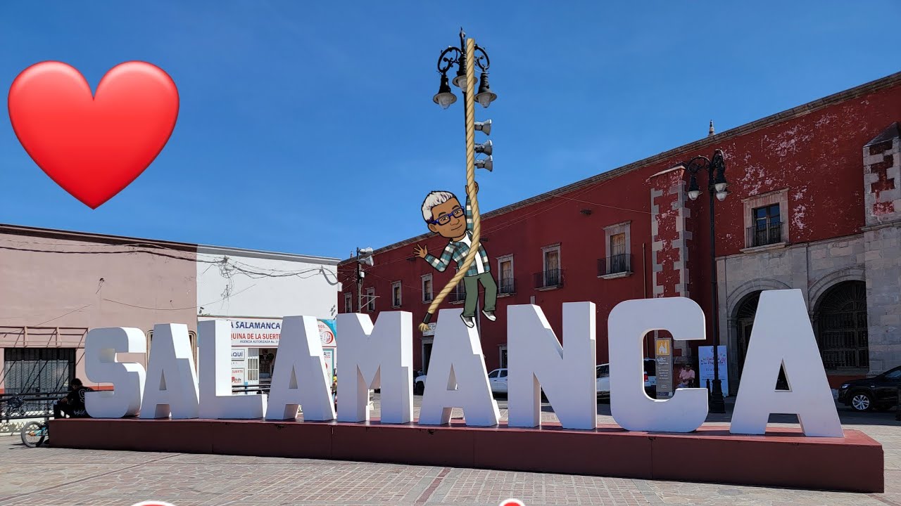 Recorrido Por Salamanca, Gto,  Jardín, Iglesia y Calles De la ciudad, parte 1