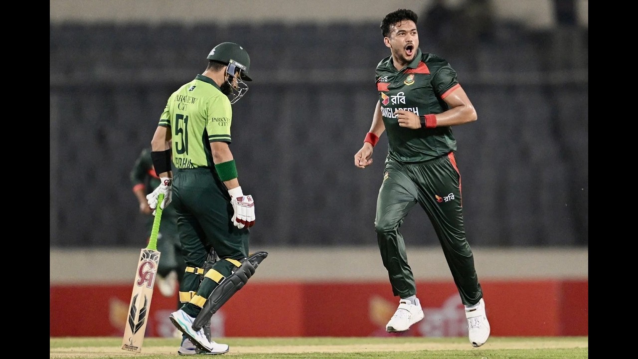 PAK vs BAN 3rd ODI Highlights | Pakistan vs Bangladesh Thriller | Salman Ali Agha & Shaheen Afridi