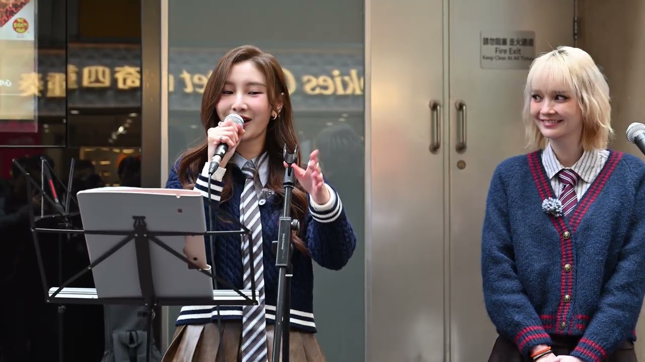 Paws busking