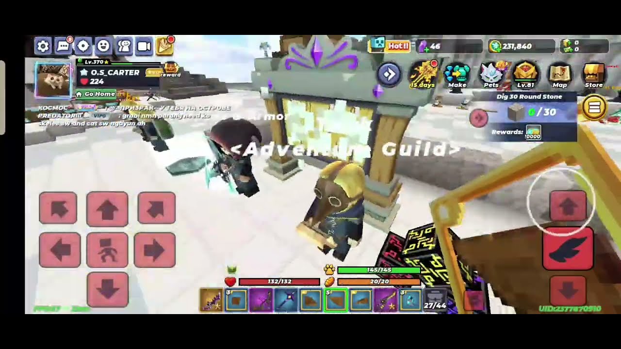Doing task in Skyblock(BLOCKMAN GO)